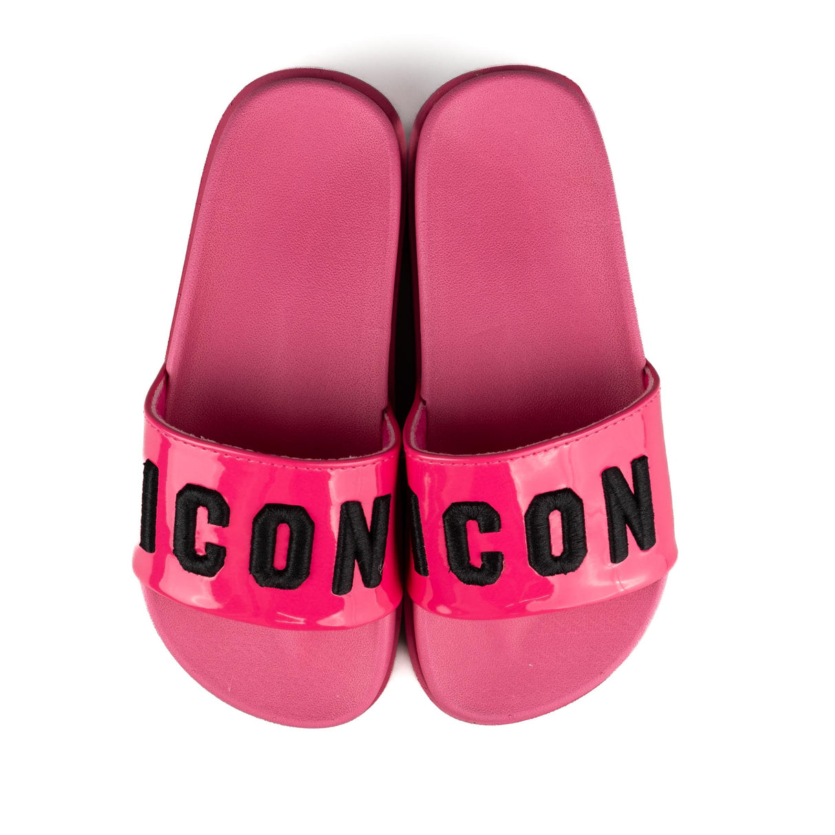 Icon Ciabatta Platform Fuxia/Nero IC03859