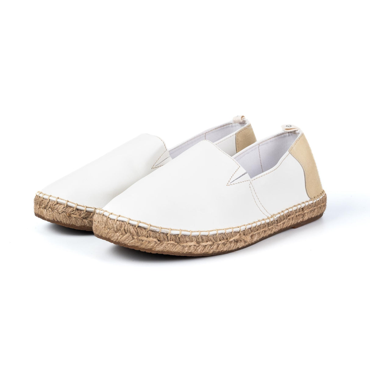 Espadrillas Lord Partenopei Pelle Bianca