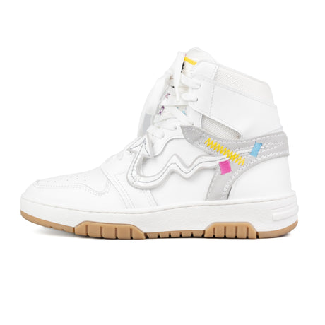 Jammers London Sneakers Mid Bianco