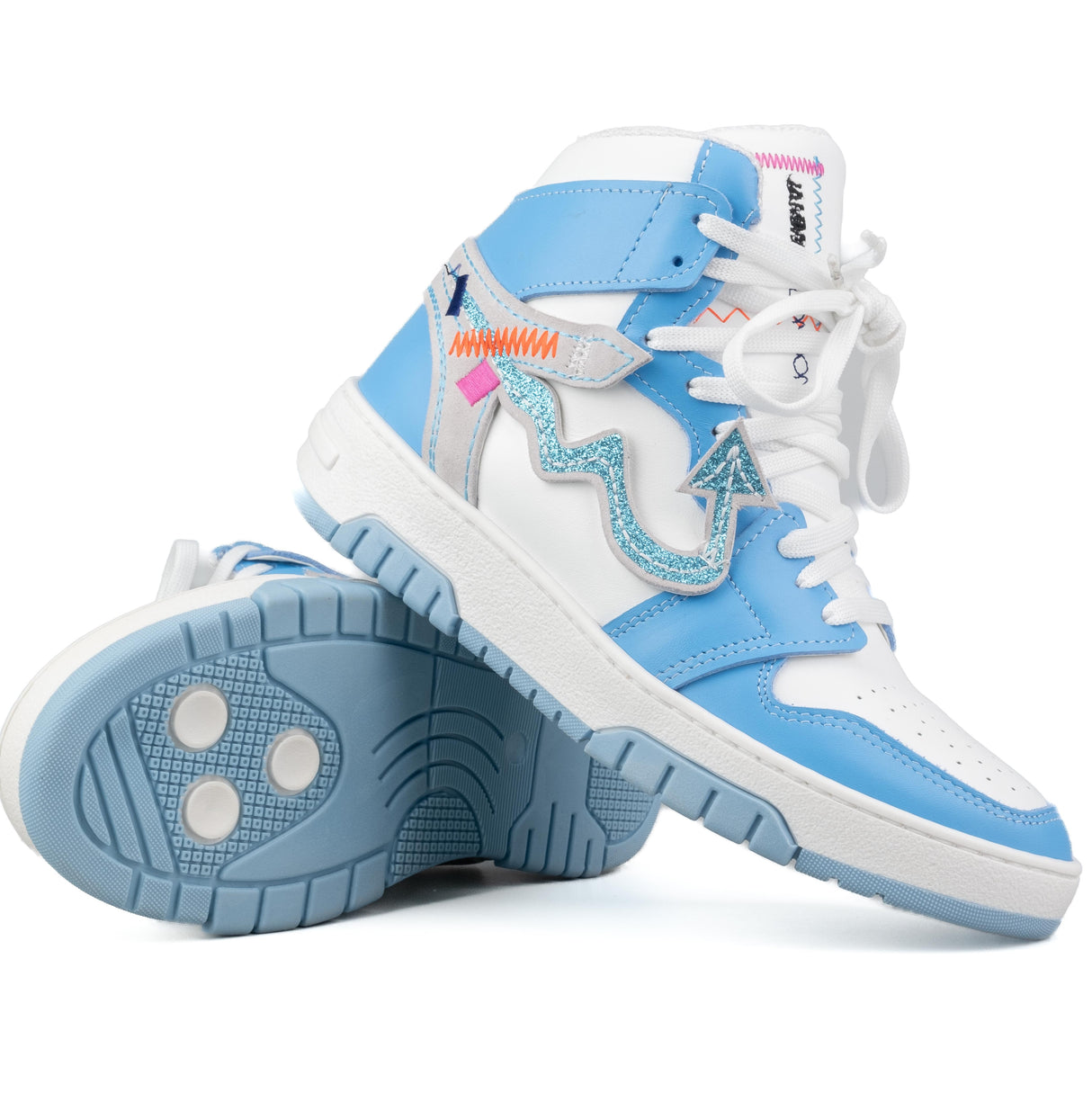 Jammers London Sneakers Mid Azzurro