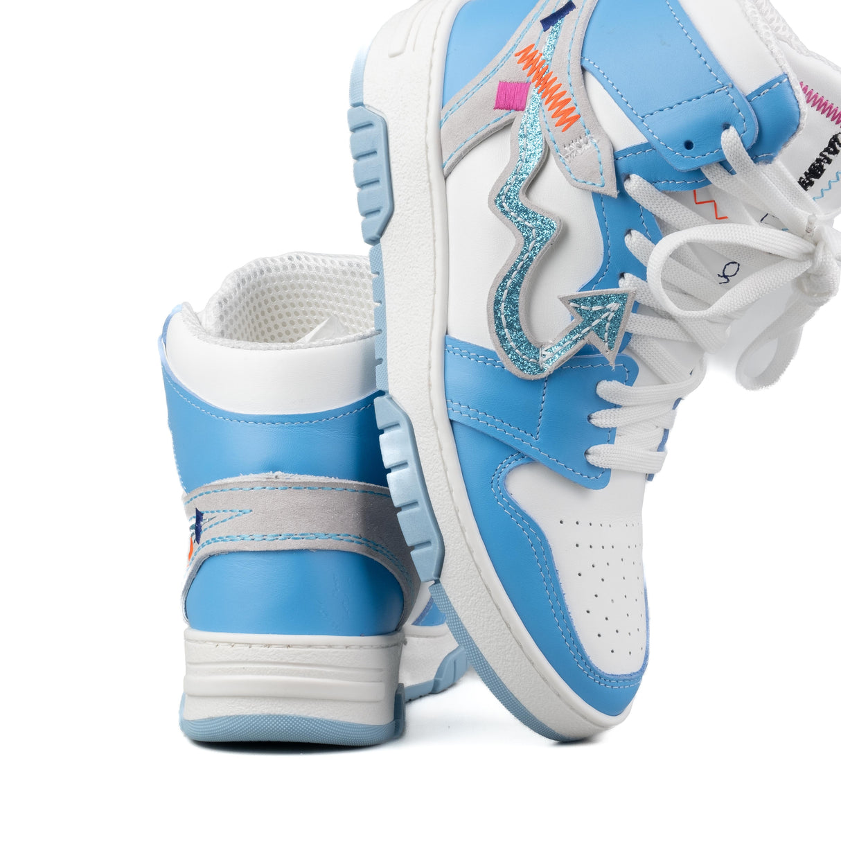 Jammers London Sneakers Mid Azzurro