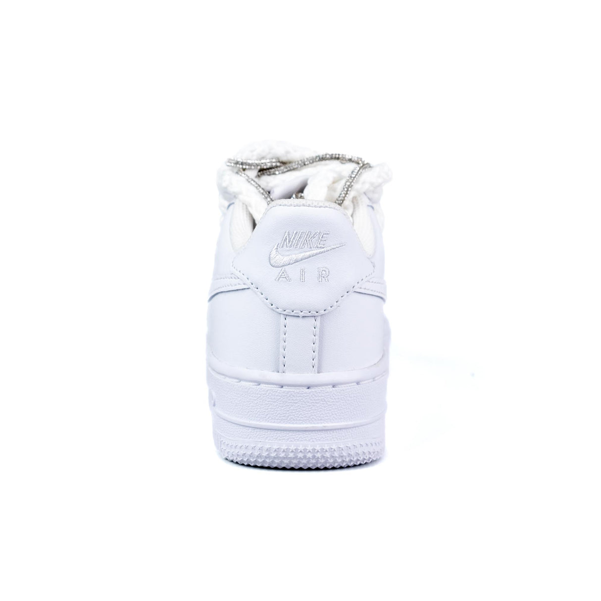 Nike Air Force 1 Bianco Corda /  Brillantini Argento Fv5951 111 - cw2288 111