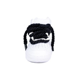 Nike Air Force 1'07 Mid Bianco Corda Nera Cw2289 111