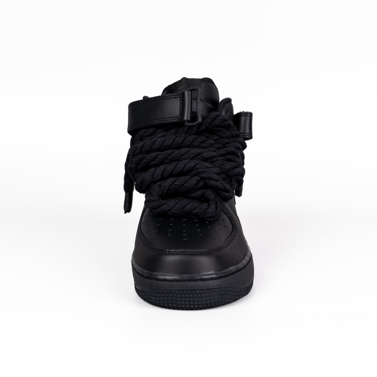 Nike Air Force 1'07 Mid Nero Corda Nera Cw2289 001