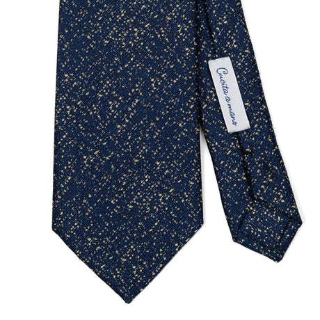 Cravatta In Seta Blu/Oro
