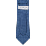 Cravatta In Seta Cerchietto Blu