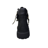 Timberland Stivaletto Stringato Nero Corda Brillantini Leopardo 0129070011