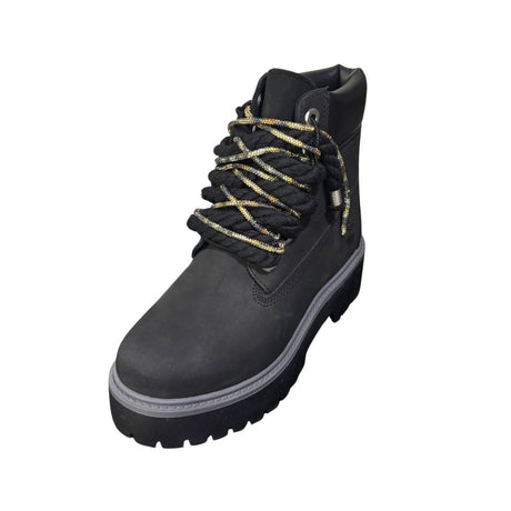 Timberland Stivaletto Platform Stone Street Nero Corda Brillantinio Leopardo TB1A5RHJ 015