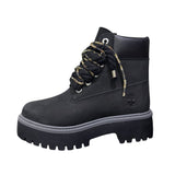 Timberland Stivaletto Platform Stone Street Nero Corda Brillantinio Leopardo TB1A5RHJ 015