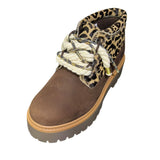Timberland Stivaletto Platform Stone Street Marrone Corda e Brillantino Leopardo TB0A43RR EM5