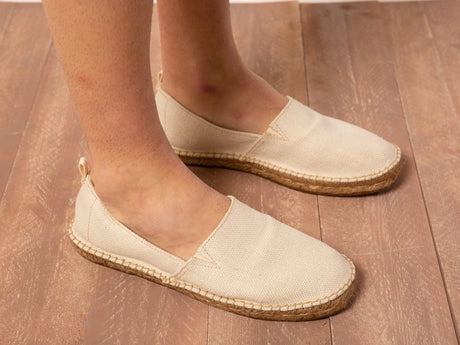 Espadrillas Lord Partenopei In Juta Bianco