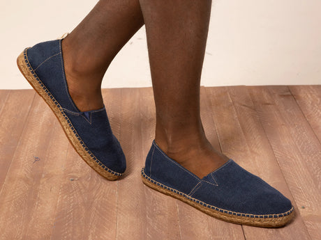 Espadrillas Lord Partenopei In Juta Blu