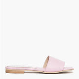 Ciabatta da donna Gagliotta in pelle liscia rosa