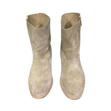 Stivaletto taupe in camoscio Gagliotta Roma V80 con rialzo interno