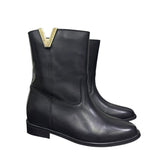 Stivaletto nero Gagliotta Roma V80 con rialzo interno