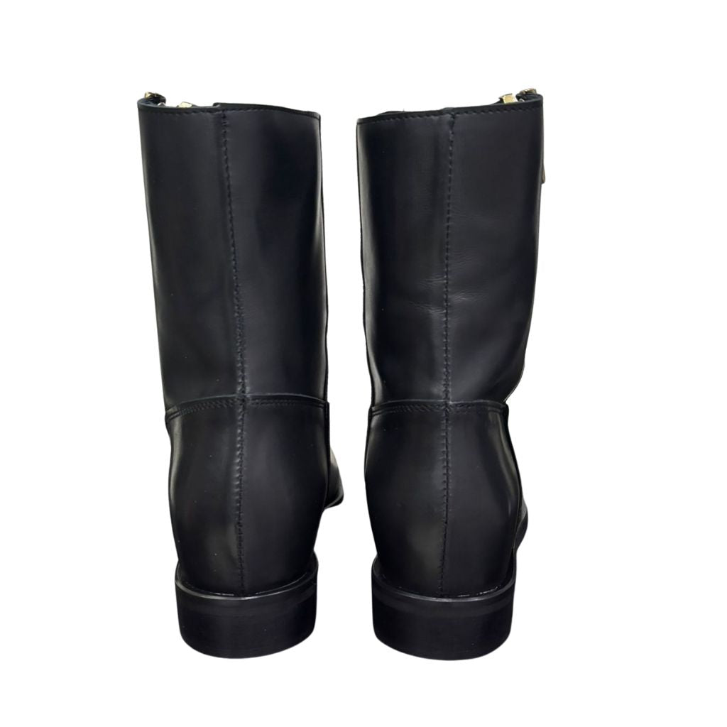 Stivaletto nero Gagliotta Roma V80 con rialzo interno