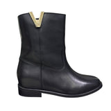 Stivaletto nero Gagliotta Roma V80 con rialzo interno