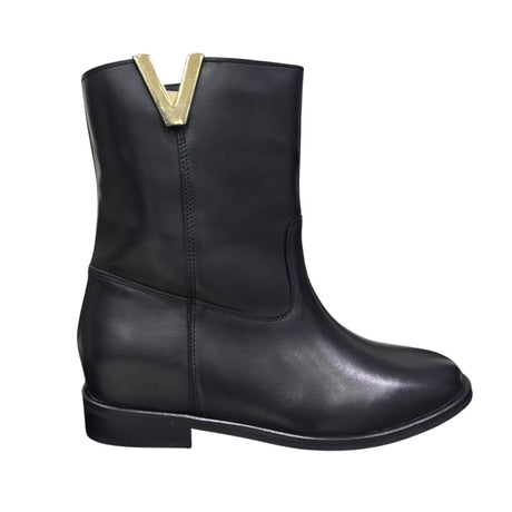 Stivaletto nero Gagliotta Roma V80 con rialzo interno