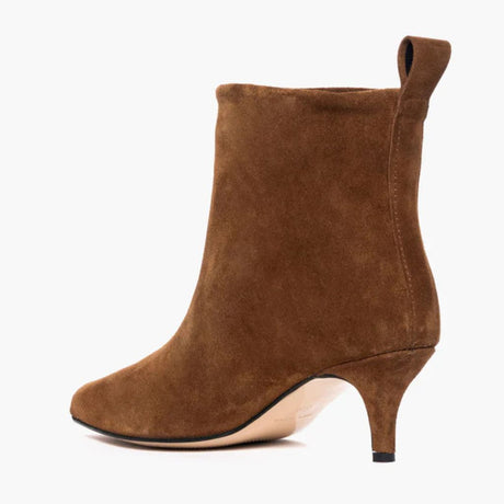 Tronchetto in camoscio cuoio Gagliotta 2501 senza zip,