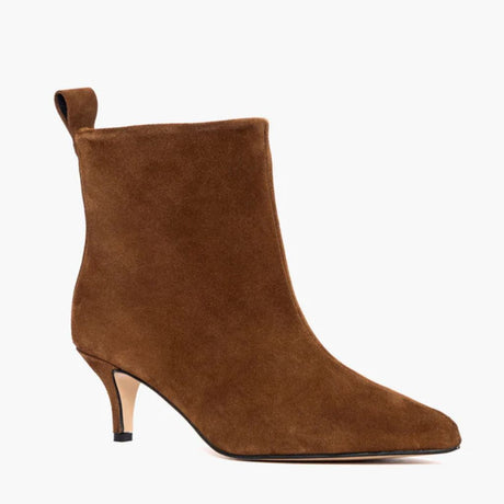 Tronchetto in camoscio cuoio Gagliotta 2501 senza zip