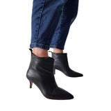 Tronchetto nero in pelle Gagliotta 2501 senza zip