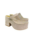 Sabot Gagliotta GC in camoscio taupe con rete
