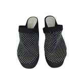 Sabot Gagliotta in camoscio nero con rete