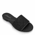 Sandalo Gioselin total black con strass