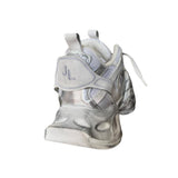 Sneaker Jammers chunky in camoscio ghiaccio e argento