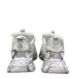 Sneaker Jammers chunky in camoscio ghiaccio e argento