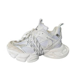 Sneaker Jammers chunky in camoscio ghiaccio, pelle bianca