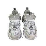 Sneaker Jammers London chunky in camoscio ghiaccio e argento