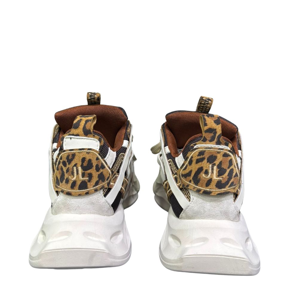 Sneaker Jammers London chunky stampa leopardo