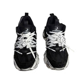 Sneaker Jammers London nera con suola chunky argento metallizzata