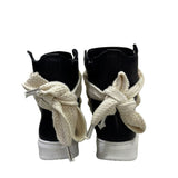 Sneaker alta Jammers London nera con maxi lacci