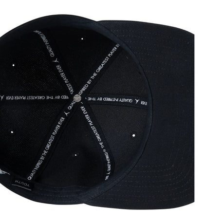 Cappello snapback Jordan nero con visiera piatta