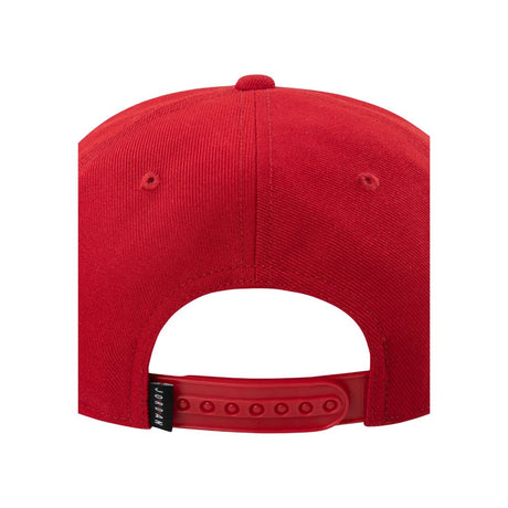 Cappello snapback Jordan rosso con visiera piatta