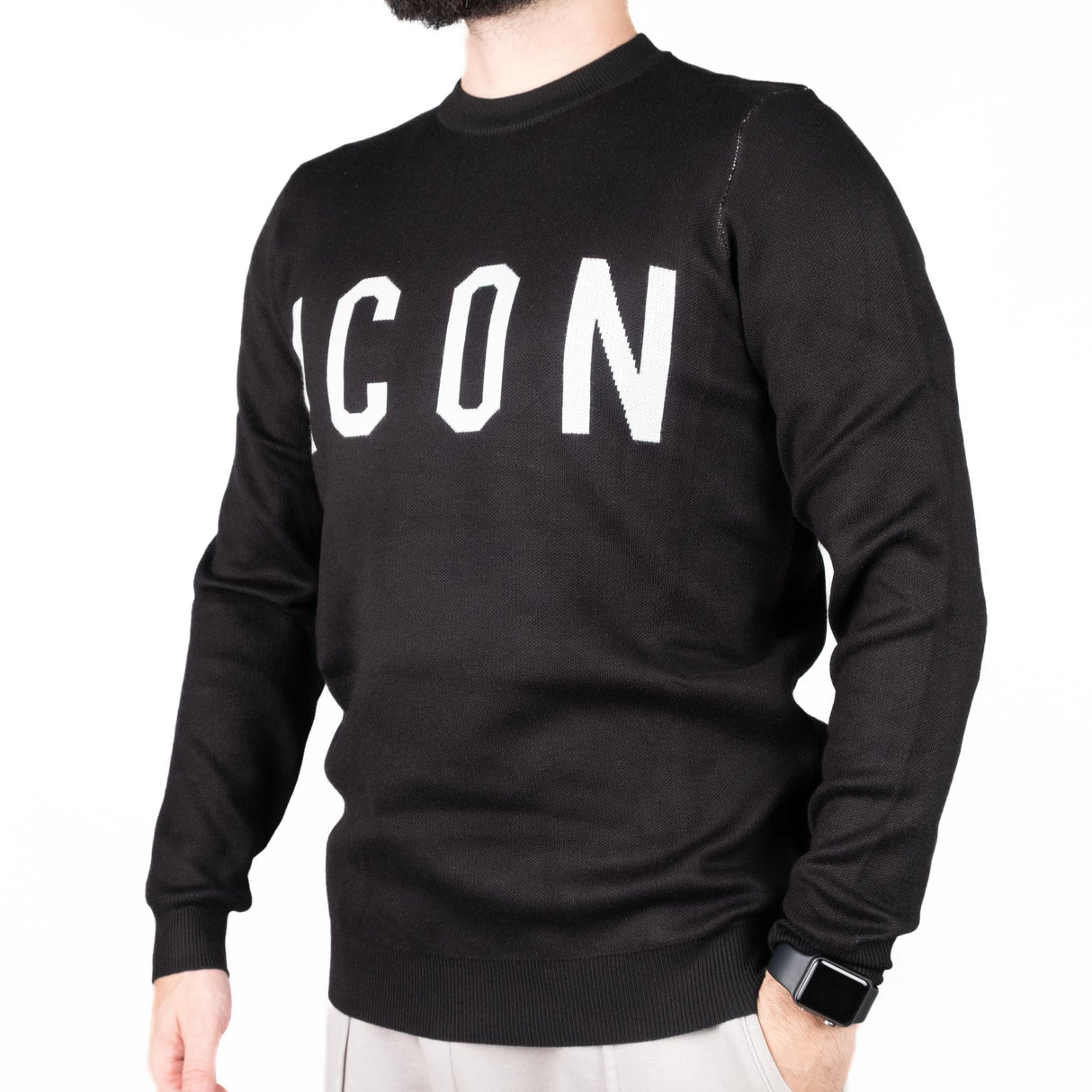 ICON Maglioncino Girocollo Logo Classico ICUF2W6M001