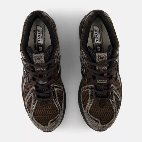 Sneaker New Balance 1906 marrone effetto rettile