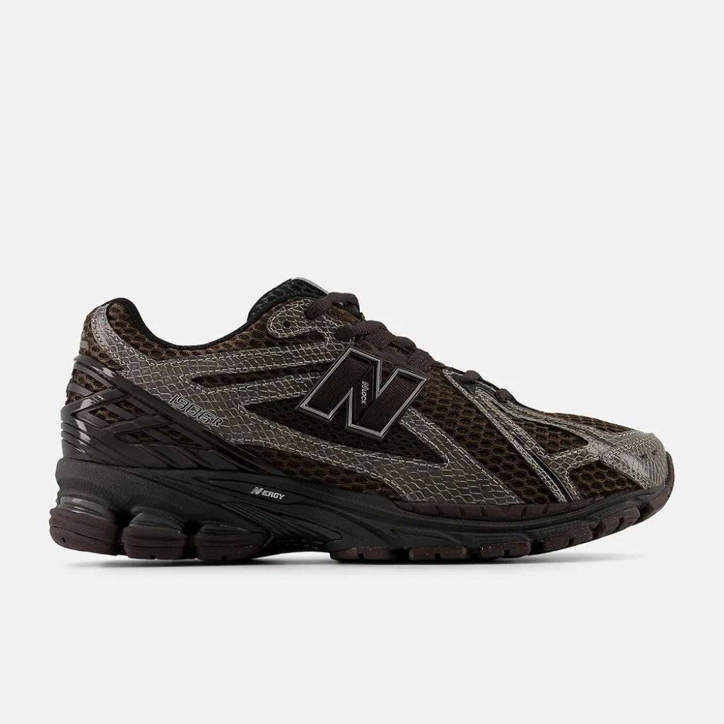 Sneaker New Balance 1906 marrone effetto rettile