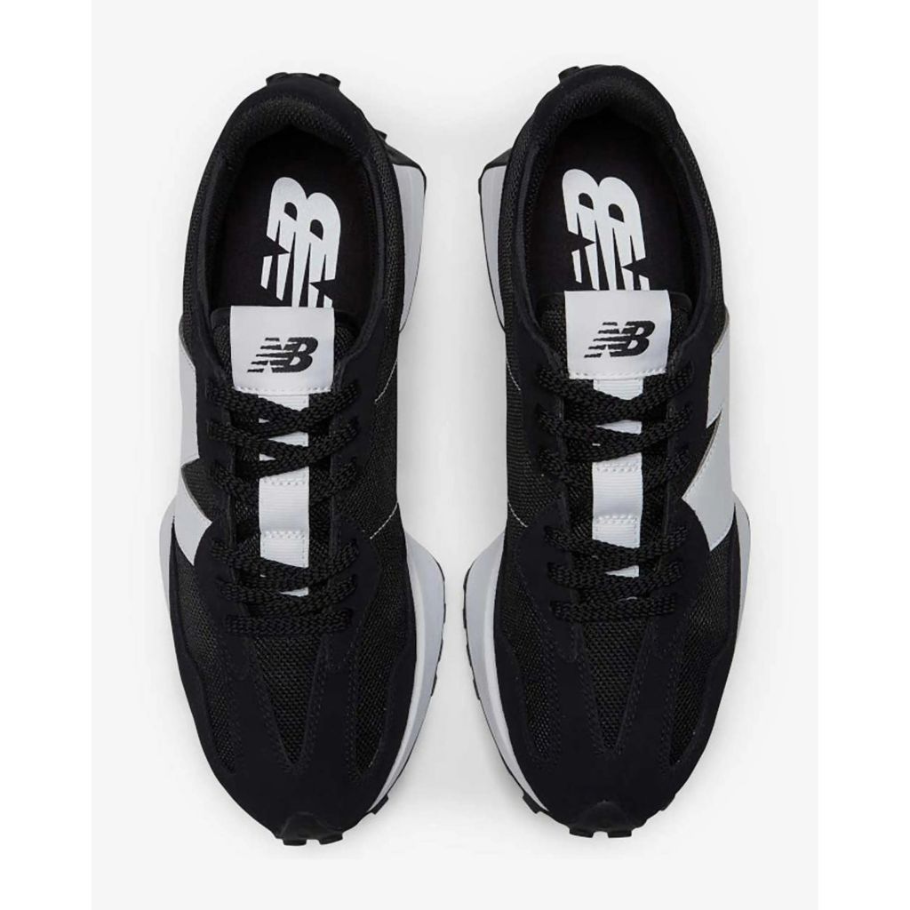 Sneaker New Balance 327 nera bianca vintage