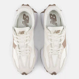 Sneaker New Balance 327 bianca tortora vintage