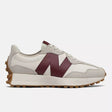 Sneaker New Balance 327 bianca bordeaux vintage