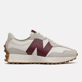 Sneaker New Balance 327 bianca bordeaux vintage