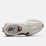 Sneaker New Balance 327 bianca bordeaux vintage