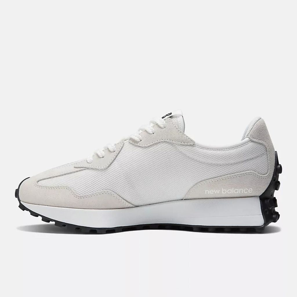 Sneaker New Balance 327 bianca nera vintage