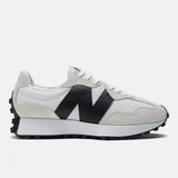 Sneaker New Balance 327 bianca nera vintage