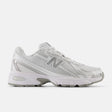Sneaker New Balance 740 white silver, inserti metallizzati, suola ABZORB.