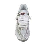 Sneaker New Balance 9060 donna bianco argento e rosa con lacci in corda