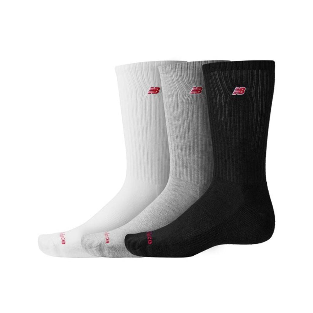 Set tre paia calzini New Balance bianco grigio nero